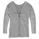 thumbnail image 2 of bar III Blusa de punto con espalda retorcida metálica para mujer, Metálica, XS, 2 of 2