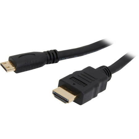UPC: 0065030824811 | StarTech.com HDMIACMM6 6 ft. Black HDMI to Mini HDMI HDMI to Mini HDMI Cable for Digital Video Male to Male