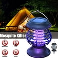 thumbnail image 2 of 1pc Solar Bug Zapper, Outdoor Flying Insect Killer, Hang Or Stake In The Ground, Cordless Garden Lamp, Best Stinger For Mosquitoes/Moths/Flies, 2 of 4