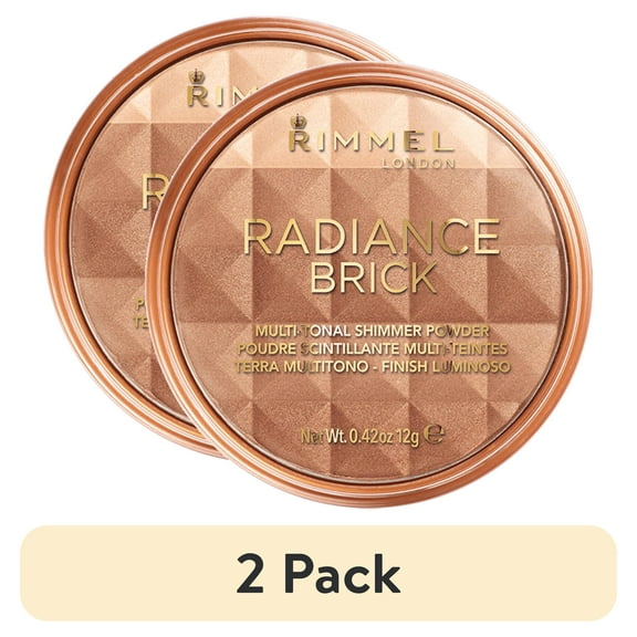 (2 pack) Rimmel London Radiance Bricks, Light, 0.49 oz.