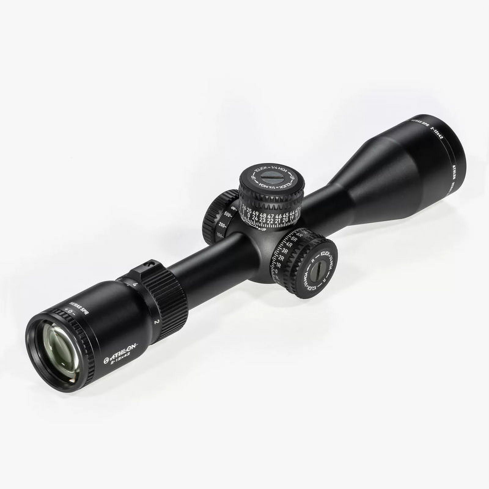 Athlon Optics Heras SPR Rifle Scope 2-12x 42mm AAGR1 MOA Reticle Matte Black