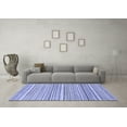 thumbnail image 3 of Ahgly Company Indoor Rectangle Abstract Blue Modern Area Rugs, 4' x 6', 3 of 4