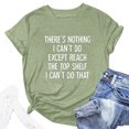 thumbnail image 2 of B91xZ Mode Grande Taille Blouse pour Femmes Col Rond Chemises Manches Courtes Amples Hauts Tunique Pull Uni, Vert TG, 2 of 4