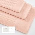 thumbnail image 4 of Great Bay Home Quick Dry Diamond Waffle 6 Piece Hand Towel Set, Blush, 4 of 7