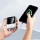 thumbnail image 5 of Banco de energía portátil digital compacto blanco, 10000mAh, 5 of 6
