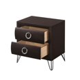 thumbnail image 4 of Bowery Hill Transitional 2 Drawer Nightstand in Dark Merlot, 4 of 4