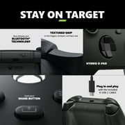 Microsoft Xbox Wireless Controller With USB-C Cable for Xbox Series X, Xbox Series S, Xbox One, and PC - Carbon Black