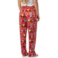 thumbnail image 4 of Looney Tunes Adult Holiday Christmas Fair Isle Character Santa Bugs Taz Daffy Lounge Pajama Pants Sleepwear For Men Women, 4 of 6