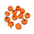thumbnail image 5 of 12 Pieces Fake Pumpkins Model Halloween Foam Props for Halloween Home Autumn S Yellow, 5 of 8