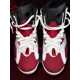 thumbnail image 5 of Ni - ke Size 9- Air Jordan 6 Retro 2014 Carmine White Red Shoes 384664-160, 5 of 5