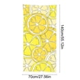 thumbnail image 3 of Cififendec Tropical Lemon Bath Towel, Vibrant Oversized Travel Foldable Skin-Friendly Quick Dry Absorbent and Sandproof Beach Towel, Summer Essentials, 3 of 5