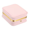 thumbnail image 3 of Uxcell Velvet Necklace Box Single Slot Vintage Jewelry Holder for Wedding Engagement Style 3, Pink, 3 of 5