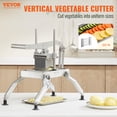 thumbnail image 2 of Cortadora de verduras comercial VEVOR, cortadora de tomates de 3/8" y 3/16", cortadora de verduras de acero inoxidable y aleación de aluminio, cortadora de tomates manual con patas antideslizantes, 2 of 9