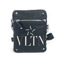 thumbnail image 1 of Pre-Owned VALENTINO Valentino logo studs bag crossbody pochette shoulder nylon men... (Good), 1 of 13