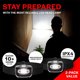 thumbnail image 3 of Faro LED de 2 uds, faro para correr nocturno de ciclismo, pesca nocturna, montañismo, acampada al aire libre, 3 of 5