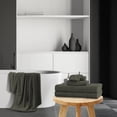 thumbnail image 2 of Smuge 4 Pack Oversized Bath Towel Set Light Brown 600 GSM Ultra Soft Extra Large Bath Sheet Towels 35"x70" Bathroom Towels Hotel Luxurious Towels, 2 of 8
