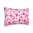 thumbnail image 2 of Disketp Breast Cancer Ribbons Awareness Satin Pillowcase For Hair And Skin - Satin Pillow Cases Standard Size 20x30 Inches With Zipper,Gifts For Women Men, 2 of 8