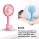 thumbnail image 4 of Sidaley Mini ventilador eléctrico portátil de verano, 3 marchas, ventiladores silenciosos ajustables con asa, regalos de refrigeración por aire para Electrónica Azul, 4 of 6