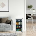 thumbnail image 6 of Newair 100 Can Beverage Refrigerator Cooler, Freestanding Mini Fridge in Stainless Steel, 6 of 15