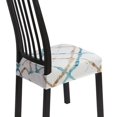 thumbnail image 1 of Fundas elásticas para asientos de sillas de comedor SearchI, juego de 4 unidades, geométricas, 1 of 6