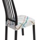 thumbnail image 1 of Fundas elásticas para asientos de sillas de comedor SearchI, juego de 6 unidades, geométricas, 1 of 7