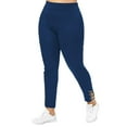 thumbnail image 1 of Pantalons de Mode pour Femmes Couleur Unie Taille Serrée et Fessier Relevé, 1 of 5