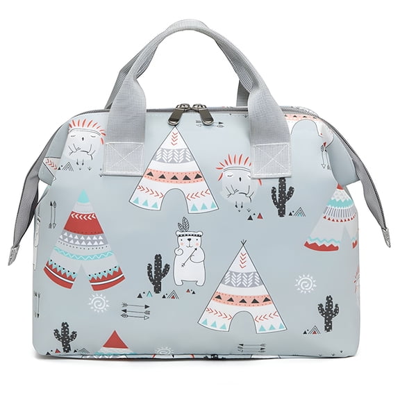 TELOLY Nursery Bag Multifunction Waterproof Backpack Baby Equipment Bag Diaper Bag Portable Women's Tote Hand-Bag