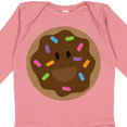 thumbnail image 4 of Inktastic Chocolate Doughnut Boys or Girls Long Sleeve Baby Bodysuit, 4 of 5