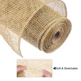 thumbnail image 3 of Unique Bargains PP Burlap Mesh 10' x 10 Yards Decorative Wrapping Ribbon, Beige 1 Roll, 3 of 5