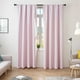 thumbnail image 3 of Cortinas opacas escandinavas de color sólido, juego de 2 paneles, con aislamiento térmico y reducción de ruido para entornos oscuros, perfectas para dormitorio, cocina y cine en casa., 3 of 8
