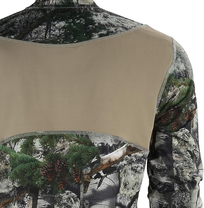 Paramount Outdoors EHG Elite Engineered Hunting Gear Kenai Camo Hunting Base Layer Mock Neck (Mossy Oak Mountain Country)