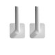 thumbnail image 1 of Soporte plegable de pared, soporte de acero inoxidable para microondas de cocina, 2 uds., 1 of 5