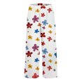 thumbnail image 4 of Women's Casual Summer Printed Casual Pants Linen PantsFashion Clothing Womens Pants Summer Palazzo Pants, 4 of 5