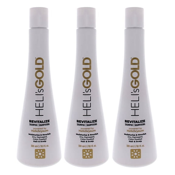 Helis Gold Revitalize Shampoo - Pack of 3 10.1 oz