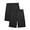 Black & Black, variant on 2-Pack Boy's Stretch Slim Fit School Uniform Twill Shorts