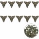 thumbnail image 1 of Protectores de esquina de esquina Metal Bronce Estilo Aleación Muebles Protección decorativa Muebles de esquina Triángulo Caja Protector para muebles Caja de madera Joyero 10 piezas (Bronce) JAMW Sencillez, 1 of 5