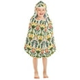 thumbnail image 7 of Toddler Hooded Beach Towel 24x50 Kids Bath Towels Soft Quick Dry for Swim Pool Boys Girls Onion Folk Art, 7 of 7