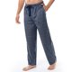 thumbnail image 5 of Pantalones de Pijama de Forro Polar Sedoso para Hombre IZOD Azul Marino con Cuadros Amarillos Talla XX-Large, 5 of 5