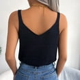 thumbnail image 4 of SNKSDGM Female Summer Tank Tops for Women Black Tank Tops for Women Crop Tank Tops for Women Summer Women's Crew Neck Knit Ribbed Basic Sleeveless S, 4 of 6