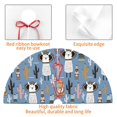 thumbnail image 4 of Picia Llamas And Cactus Print Christmas Tree Skirt , Christmas Tree Skirt Ornaments for Merry Christmas Holiday Party Decorations Indoor Outdoor-48", 4 of 7
