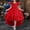 Red, variant on Child Girl Dresses Ruffle Girls Tulle Dress Spring Dresses for Girls Fancy Dress Newborn Outfits Baby Girl 3-4Y Summer Clothes