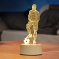thumbnail image 3 of USB Touch Control LED Desk Lamp with 3 Color Modes, Soccer Player Night Light for Bedroom, Game Room Decor, Kids Room Ambient Light, USB Powered Table Lamp for Desk, Offi, 3 of 6