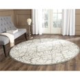 thumbnail image 2 of Safavieh Amherst Collection AMT427R Dark Grey and Beige Indoor,  Outdoor Round Area Rug (9' Diameter), 2 of 3