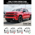 thumbnail image 3 of KTENME Running Boards 6.3 Inches Compatible with 2020-2023 Chevy Silverado/GMC Sierra 1500 2500HD 3500HD, 2019 1500 Crew Cab(4 Full-Size Doors) Aluminum Side Steps Nerf Bars, 3 of 6