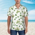 thumbnail image 2 of Xecao St Patrick's Day3 print Hawaiian shirt - a stylish short-sleeve button-down for men, perfect for casual beach and tropical outings., 2 of 9