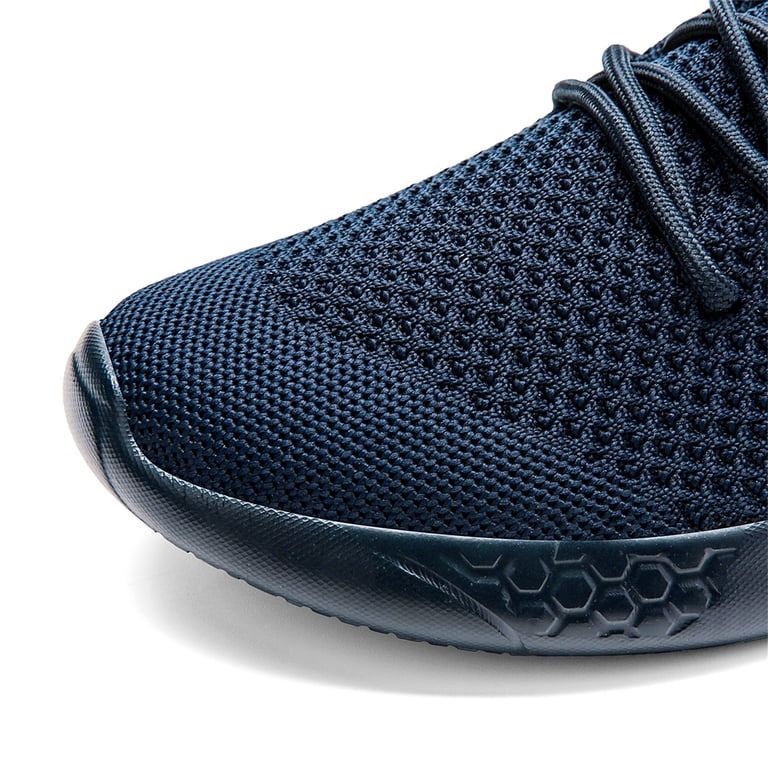 Blue Black Knit Sneakers Athletic Casual Shoes Amazon.com | Generic Girls Tennis Shoes Boys Sneakers Kids  main image 3