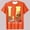 #164-Orange, variant on Ceisia Men's Letter Print Crew Neck Pullover Fitness Sports Short Sleeve Breathable Cotton-Like Spandex T-Shirt Top Gray L Gifts