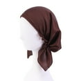 thumbnail image 2 of Head Wraps for Women Solid Color Stretch Soft Hijab Scarf Headwraps Headband, 2 of 9