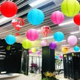 thumbnail image 4 of 1pc 4"-16"(10-40cm) Round Decorative Paper Lantern Balls for Wedding Party Kid's Birthday Decor Babyshower Supplies DIY Craft, 4 of 5