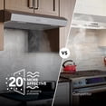 thumbnail image 4 of Broan-NuTone 36" Under Cabinet Range Hood, ENERGY STAR, 350 Max Blower CFM, 4 of 5